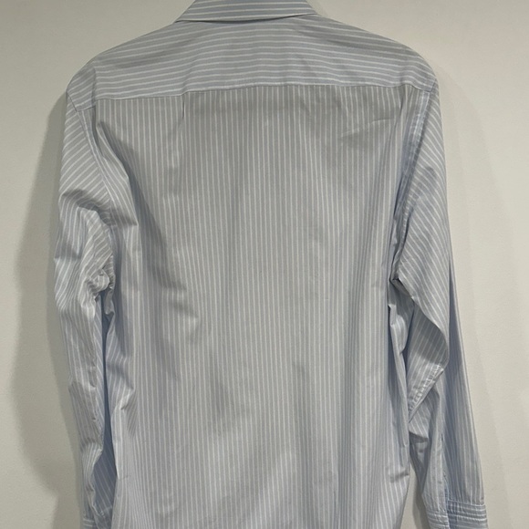 Boss Light Blue Striped Dress Shirt - Picture 4 of 4